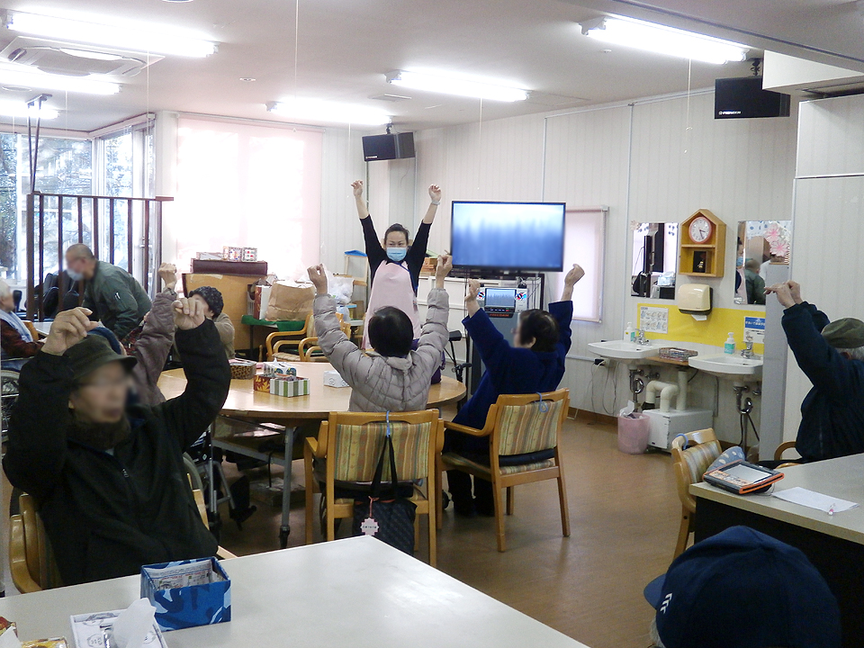 グリーンリーブズ赤枝　通所リハ　1日の流れの様子
