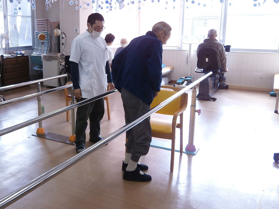 グリーンリーブズ赤枝　通所リハの様子